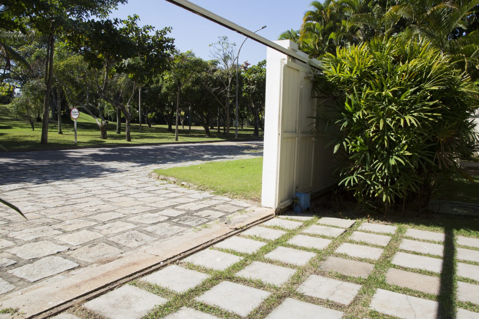 Portão da garagem